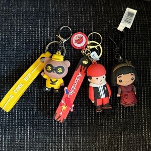 Kawaii Keychain Bundles of 3